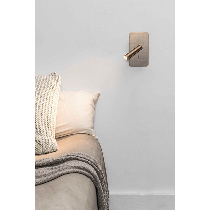 Спот - Faro 62104 SUAU Bronze wall lamp, 3 Вт, 140 лм, 3000K