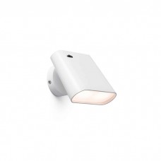 Бра - Faro 62115 AUREA White wall lamp, 8 Вт, 300 лм, 2700K