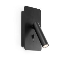 Спот Faro 62116N Suau Reader Black USB C LED 3w, 3 Вт, 100 лм, 2700K