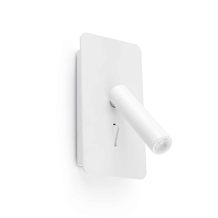 Спот - Faro 62117N Suau Reader White USB C LED 3w, 3 Вт, 100 лм, 2700K