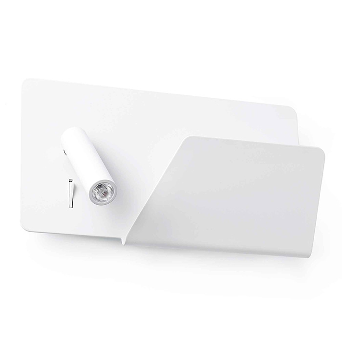 Спот - Faro 62122 SUAU USB White wall lamp with right reader, 3 Вт, 140 лм, 3000K