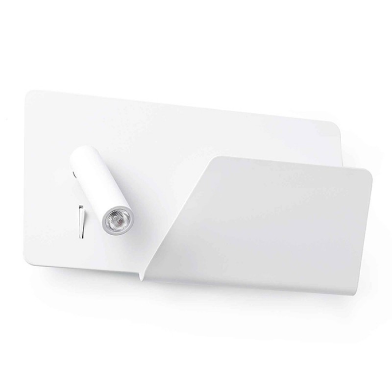 Спот Faro 62122 SUAU USB White wall lamp with right reader, 3 Вт, 140 лм, 3000K