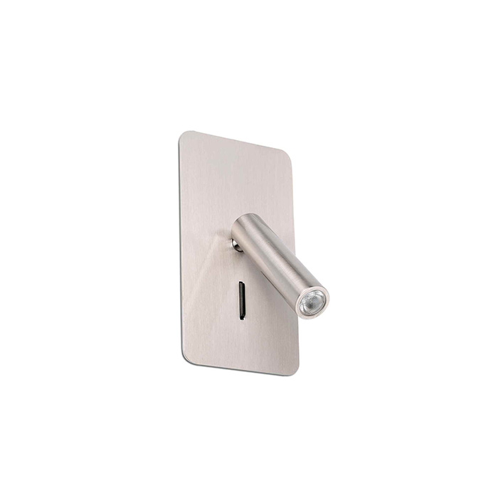 Спот - Faro 62126 SUAU Matt nickel recessed lamp, 3 Вт, 140 лм, 3000K