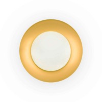 Потолочный светильник Faro 62142 SIDE 390 Black and gold ceiling lamp 15W, 15 Вт, 1200 лм, 3000K