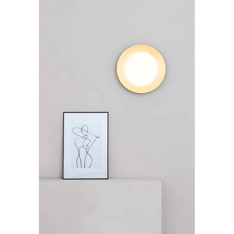 Потолочный светильник Faro 62142 SIDE 390 Black and gold ceiling lamp 15W, 15 Вт, 1200 лм, 3000K