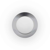 Стельовий світильник Faro 62145 SIDE 450 White/nickel ceiling lamp 20W, 20 Вт, 1700 лм, 3000K