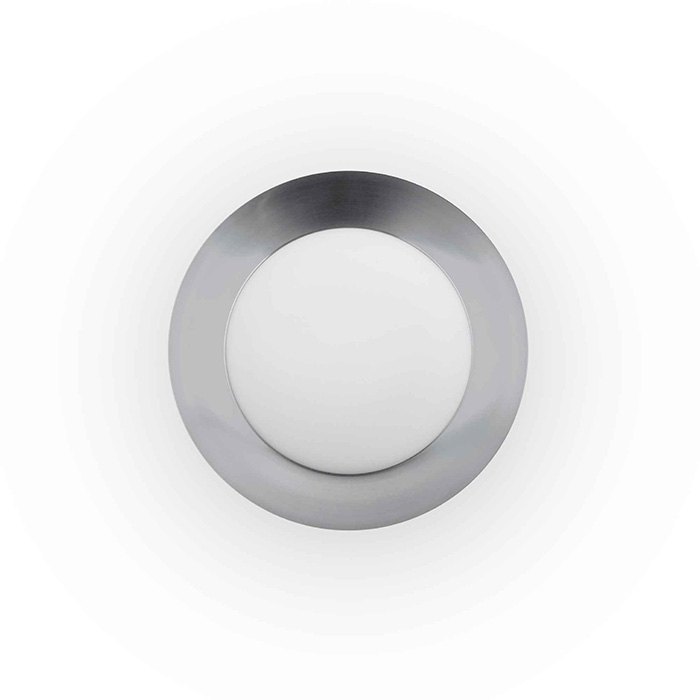 Стельовий світильник Faro 62145 SIDE 450 White/nickel ceiling lamp 20W, 20 Вт, 1700 лм, 3000K