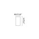 Точечный светильник Faro 62170 TEN 140 White table lamp