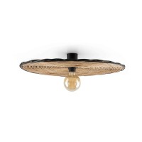 Бра Faro 62173-69 Costas 600 H70 Black/rattan wall/ceiling lamp