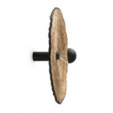 Бра - Faro 62174-69 Costas 600 H140 Black/rattan wall/ceiling lamp