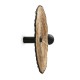 Бра - Faro 62174-69 Costas 600 H140 Black/rattan wall/ceiling lamp