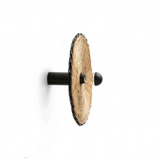 Бра - Faro 62174-78 COSTAS 400 H140 Black/rattan wall/ceiling lamp