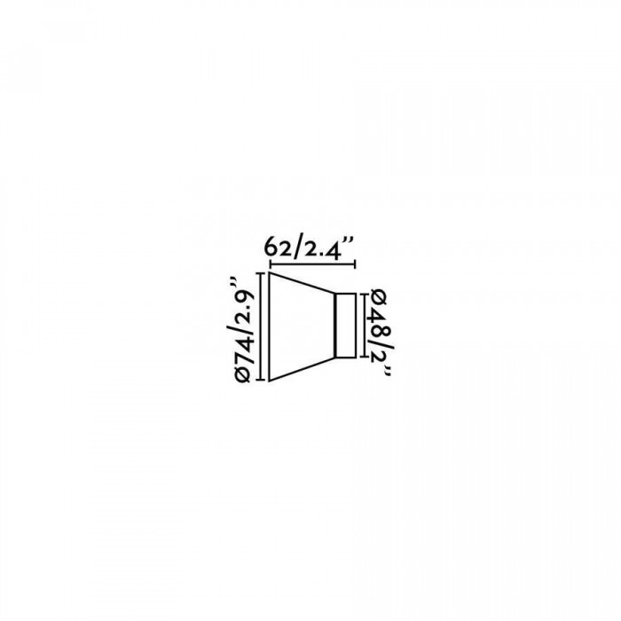 Бра - Faro 62300 KERA White wall lamp