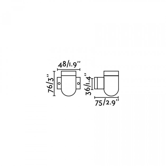 Бра - Faro 62302 SERA White wall lamp