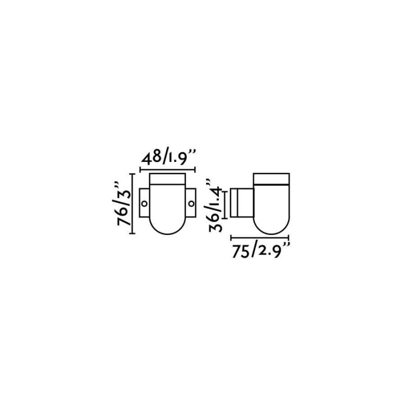 Бра - Faro 62302 SERA White wall lamp
