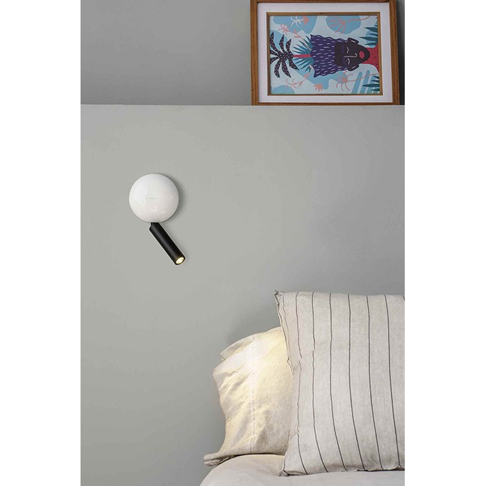 Спот - Faro 62350 Press White wall lamp reader, 3 Вт, 180 лм, 3000K Спот - Faro 62350 Press White wall lamp reader, 3 Вт, 180 лм, 3000K