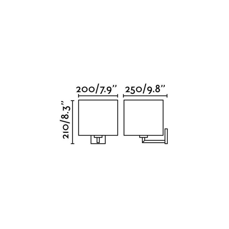 Бра - Faro 62706 SAHARA Chrome/white wall lamp