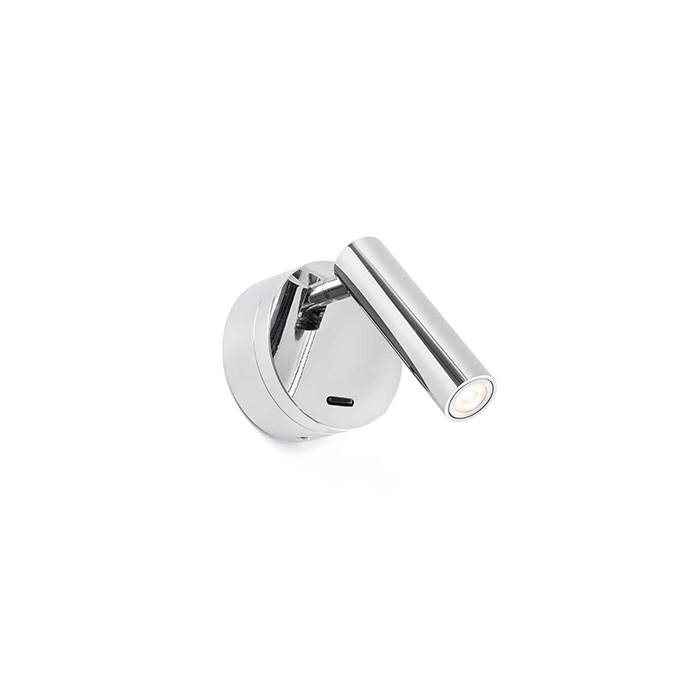 Спот - Faro 62710 Boc Chrome wall lamp reader, 3 Вт, 130 лм, 3000K
