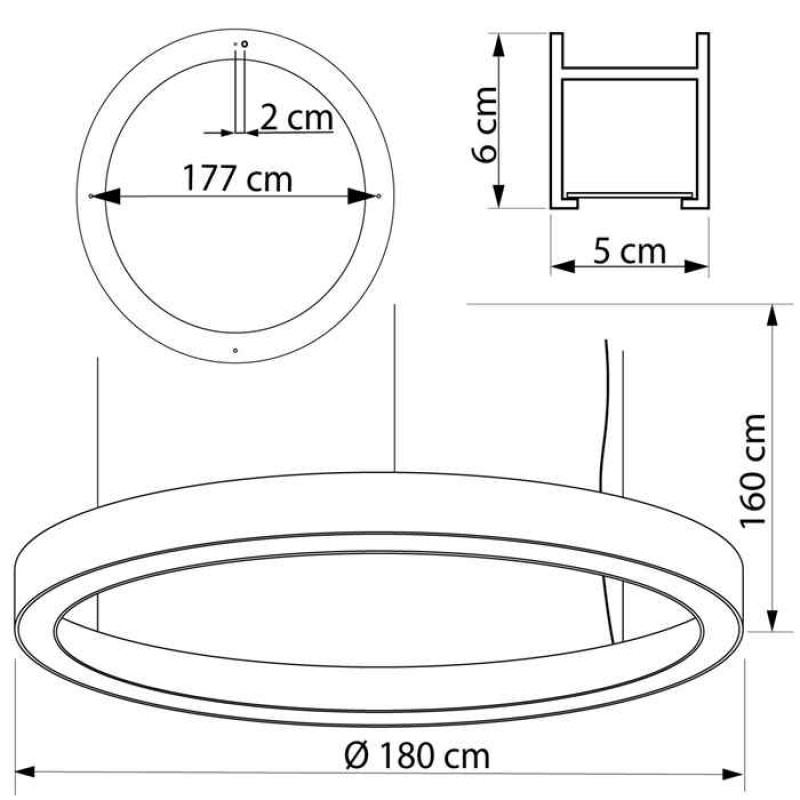 Подвесной светильник Imperium Light 6271180.01.93 Wheel, 70 Вт, 6000К