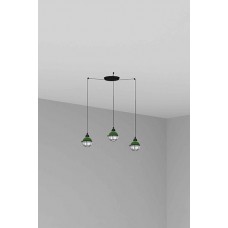 Люстра - Faro 62803-3L CLAIRE 3L Green pendant lamp