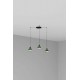 Люстра - Faro 62803-3L CLAIRE 3L Green pendant lamp