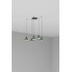 Люстра - Faro 62803-5L CLAIRE 5L Green pendant lamp