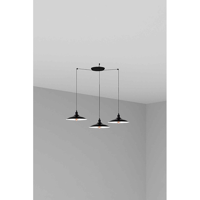 Люстра Faro 62804-3L LANG 3L Black pendant lamp