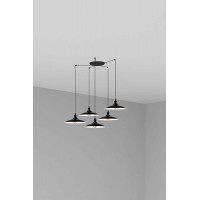Люстра - Faro 62804-5L LANG 5L Black pendant lamp
