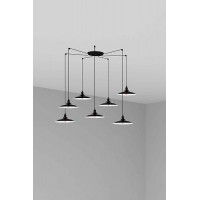 Люстра - Faro 62804-7L LANG 7L Black pendant lamp