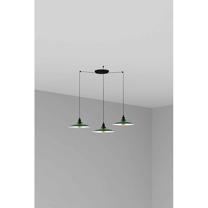 Люстра Faro 62805-3L LANG 3L Green pendant lamp