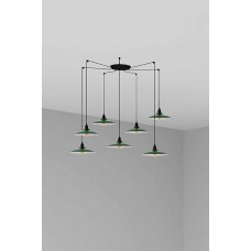 Люстра - Faro 62805-7L LANG 7L Green pendant lamp