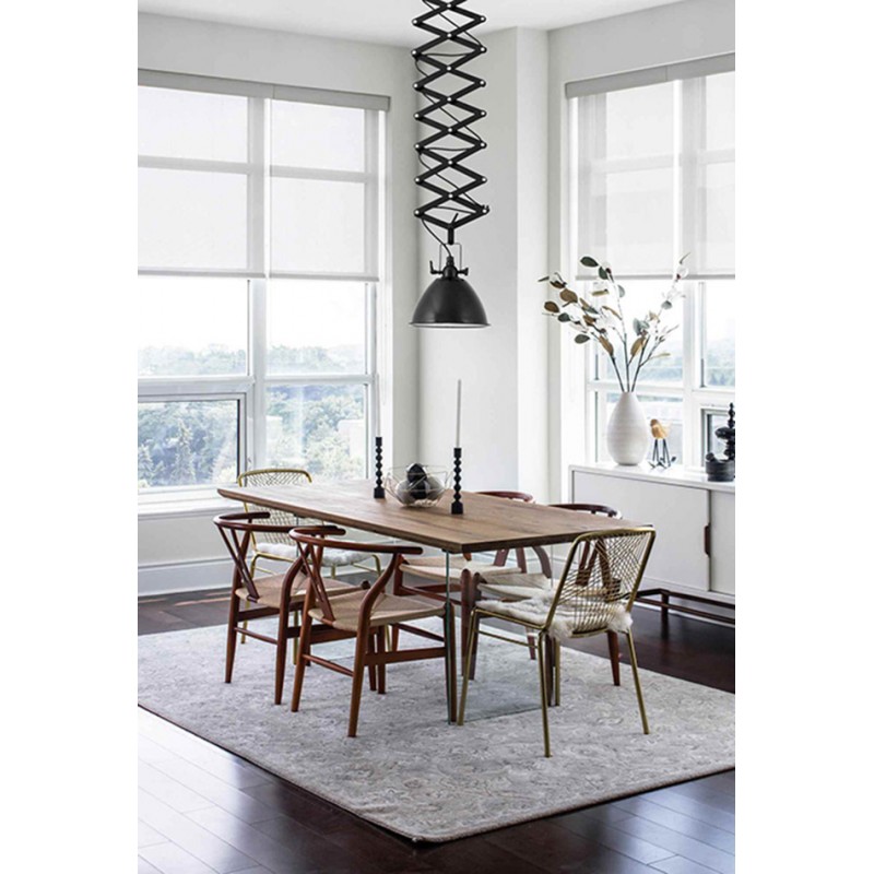 Подвесной светильник Faro 62806 MOU Black pendant lamp