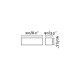 Настенный светильник Faro 62819 NASH 210 White wall lamp 8W, 8 Вт, 450 лм, 3000K