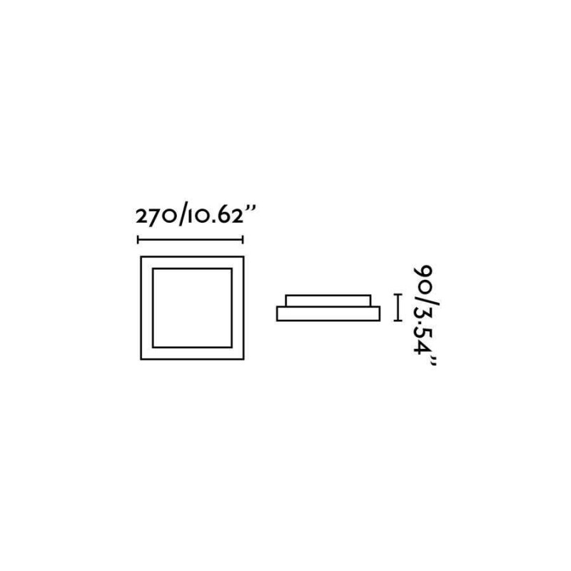 Потолочный светильник Faro 62983 TOLA 270 Grey ceiling lamp