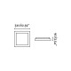 Потолочный светильник Faro 62969 TOLA 320 White ceiling lamp
