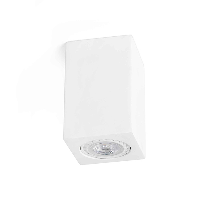 Точечный светильник Faro 63269 SVEN SQ White square ceiling lamp