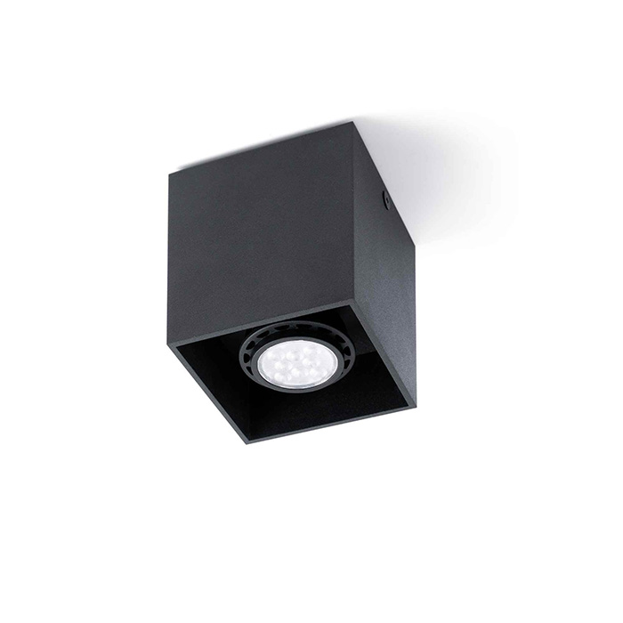 Точечный светильник Faro 63271 TECTO Black ceiling lamp GU10