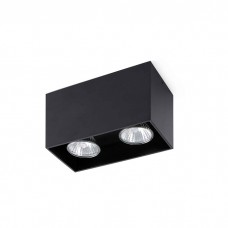 Точечный светильник Faro 63273 TECTO 2L Black ceiling lamp GU10