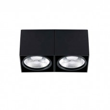Точечный светильник Faro 63277 TECTO 2L AR111 Black ceiling lamp