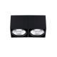 Точечный светильник Faro 63277 TECTO 2L AR111 Black ceiling lamp