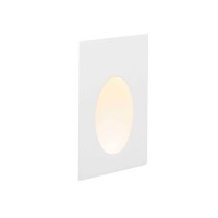 Настенный светильник Faro 63281 PLAS White recessed lamp oval, 1 Вт, 112 лм, 3000K