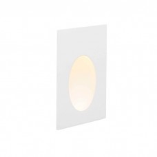 Настенный светильник Faro 63281 PLAS White recessed lamp oval, 1 Вт, 112 лм, 3000K