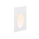 Настенный светильник Faro 63281 PLAS White recessed lamp oval, 1 Вт, 112 лм, 3000K