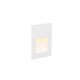 Настенный светильник Faro 63283 PLAS SQ White recessed lamp, 1 Вт, 112 лм, 3000K