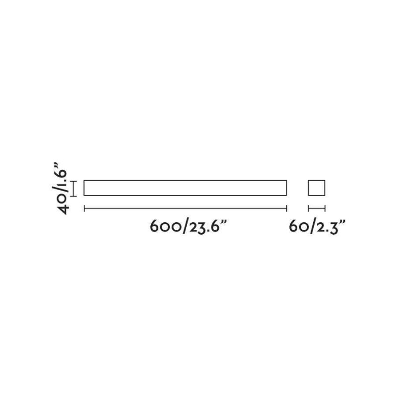 Подсветка для зеркала Faro 63316 NILO 600 Black wall lamp 12W, 12 Вт, 950 лм, 3000K