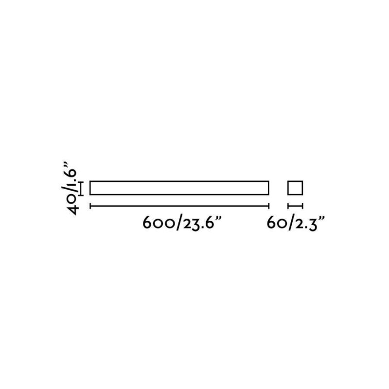 Подсветка для зеркала Faro 63318 NILO 600 Chrome wall lamp, 12 Вт, 950 лм, 3000K