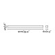 Подсветка для зеркала Faro 63319 NILO 900 Cromo wall lamp, 18 Вт, 1400 лм, 3000K