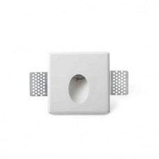 Настенный светильник Faro 63425 Tuk Recessed White Plaster 2W 2700K, 2 Вт, 97 лм, 2700K