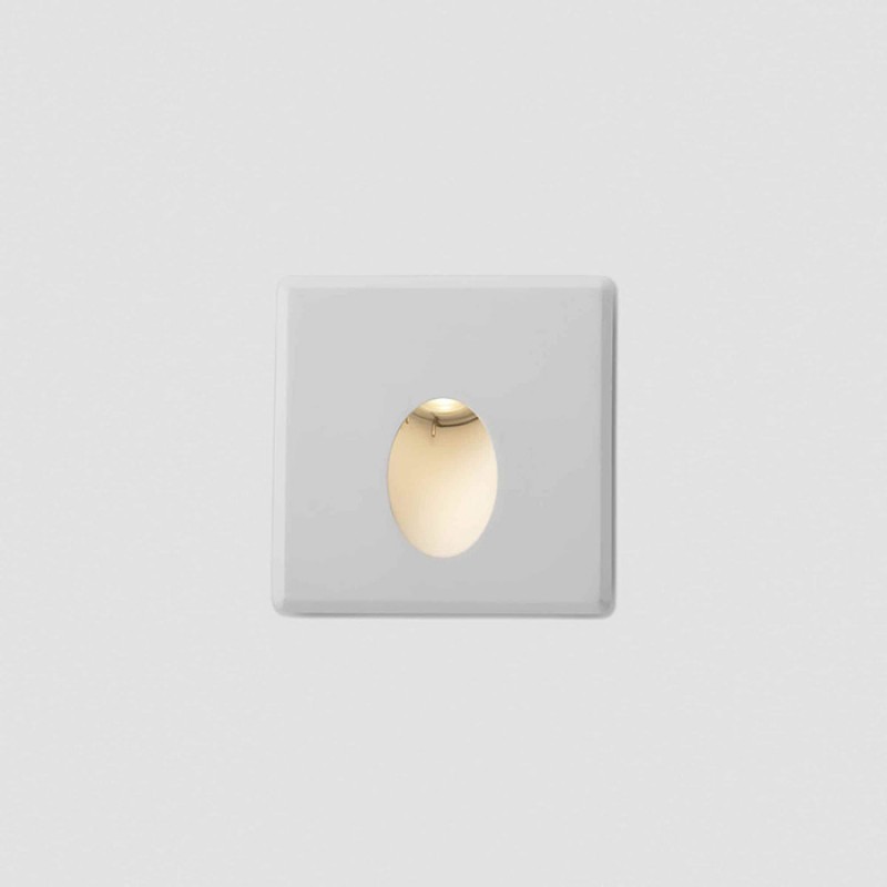 Настенный светильник Faro 63425 Tuk Recessed White Plaster 2W 2700K, 2 Вт, 97 лм, 2700K