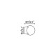 Бра - Faro 63503 LAGO Chrome wall lamp